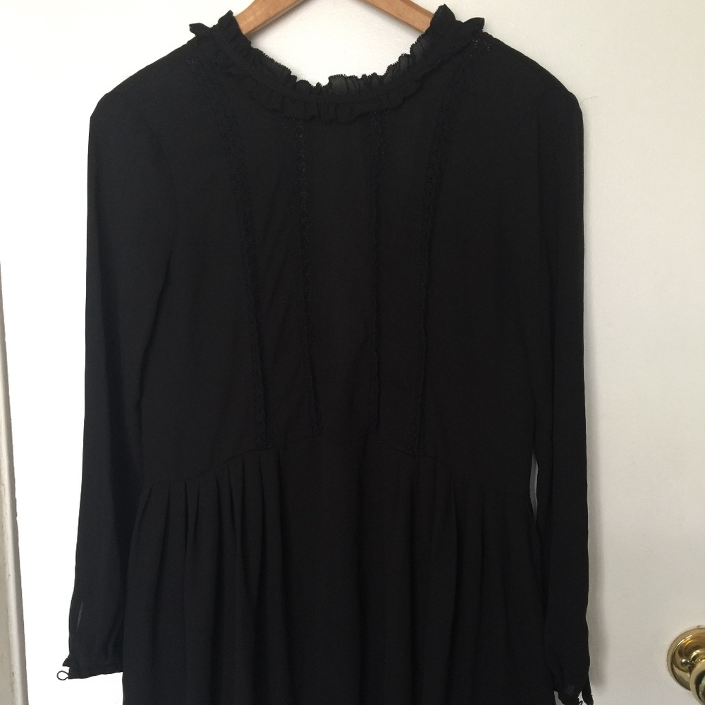 Ruffled baby doll dress